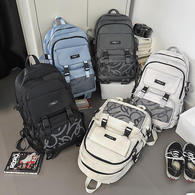 Japanese School Bag Male College Student Leisure Large-capacity Travel Backpack Female High School Student Computer Bag Versatile Backpack Tide