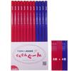 Tombow Mitsubishi Pencil Red and Blue Pencils for Round Red and 1 Dozen Gungungun 4 4 Ippo! Marking, Blue, (12 Pencils), (8 Red, Blue, Cdm84) (8 Red,
