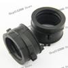 Motorcycle Carburettor Interface Adapter Intake Manifold For Honda XLV600 XL600V Transalp XLV650 NT650 XL650V Hawk GT Moto 2Pcs