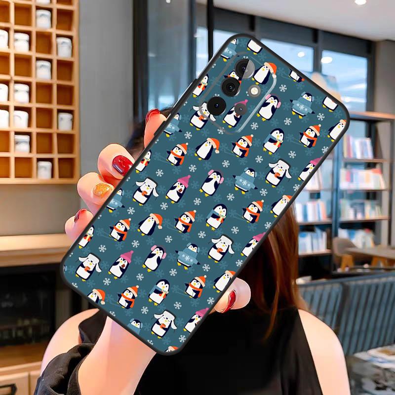 Cute Penguin Case For Samsung Galaxy A14 A34 A54 A52S A12 A22 A32 A52 A72 A13 A33 A53 A73 A31 A51 A71