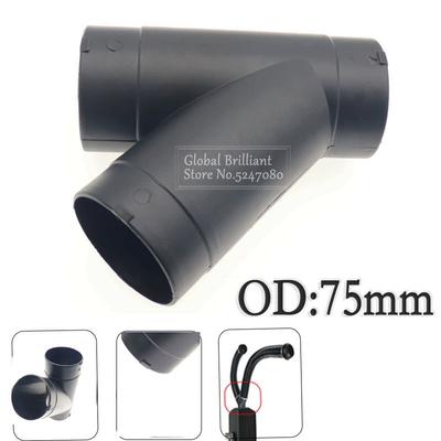 75mm Air Ducting Y Branch Shaped Splitter Fit For Eberspacher For Webasto Heater For Internal Diameter Ducting Car Accessorie