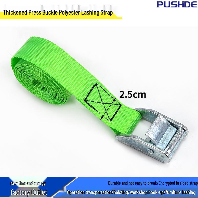 Thickened Zinc Alloy Buckle Lashing Strap for Logistics and Rescue
