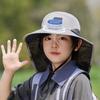 Summer Outdoor Children's Mountaineering Big Fisherman Hat Sun Hat Anti-ultraviolet Fishing Hat Solar Fan Sun Hat