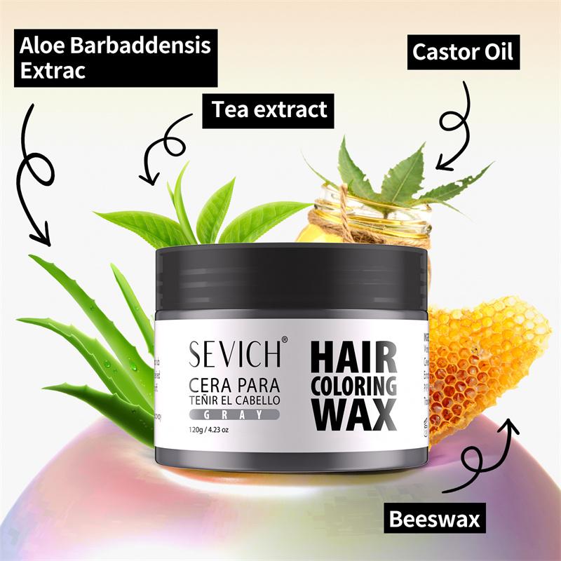Sevich Long Lasting Hair Colour Wax Diy Hair Dye Mud Easy To Wash Temporary Hair Colour Cream Party Hair Mud Kids Hair Dye