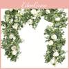 Artificial Rose And Vine Wall Hanging Wedding Decor With Plastic Material For Event Decoration