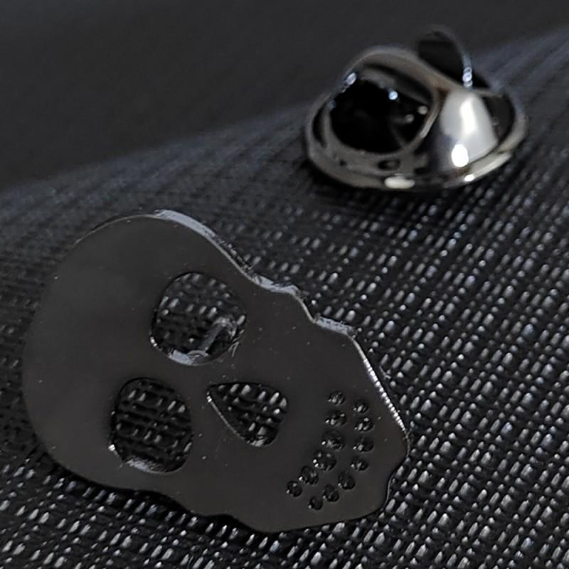 Halloween Skull Brooch Cufflinks European American Pop Punk Style Fashion Personality Men s 14k