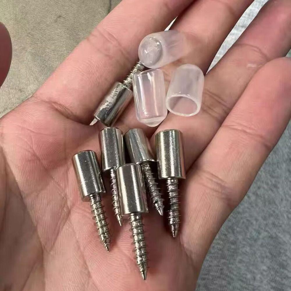 50pcs Solid Integrated Self Tapping Screw Wear-resistant Furniture Connector Bolt  Wine Cabinet