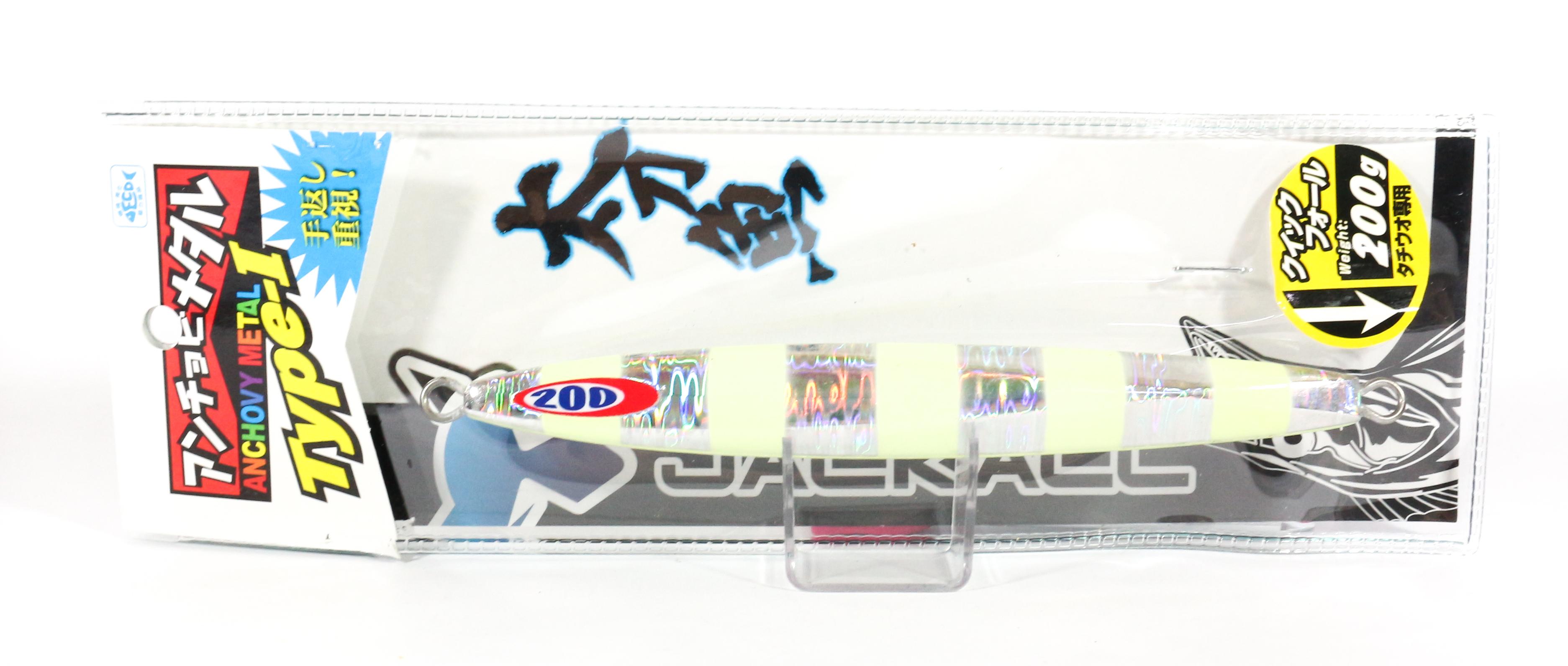 

Jackall Metal Jig Анчоус Металл Тип 1 Стандарт 200 грамм Glow Stripe (9985)