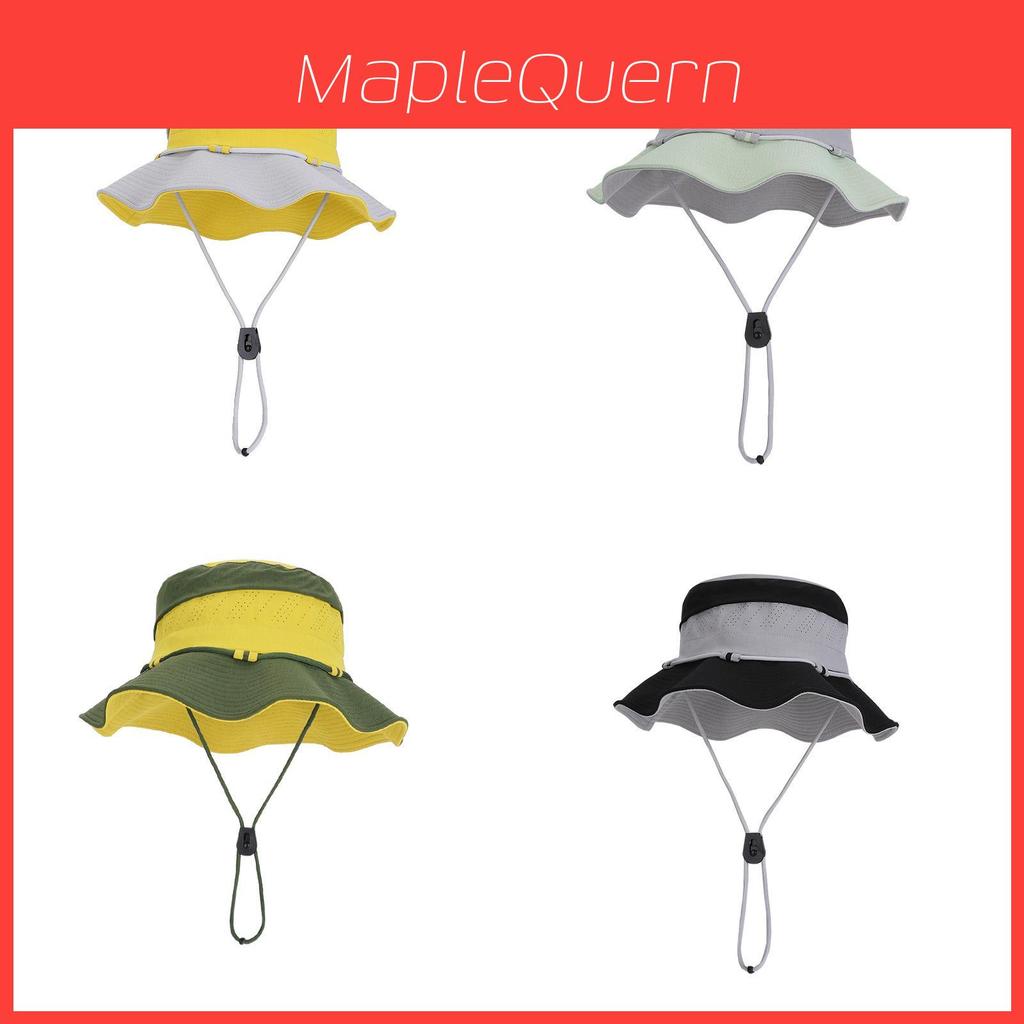 Summer Mens Outdoor Wide Brim Fishing Hat With Breathable Polyester Sun Protection For Casual Wear