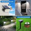 46 LED Solar Landscape Lights Outdoor IP65 Waterproof Solar Light with 3 Modes Solar Garden Spotlight for Yard Lawn Walkway