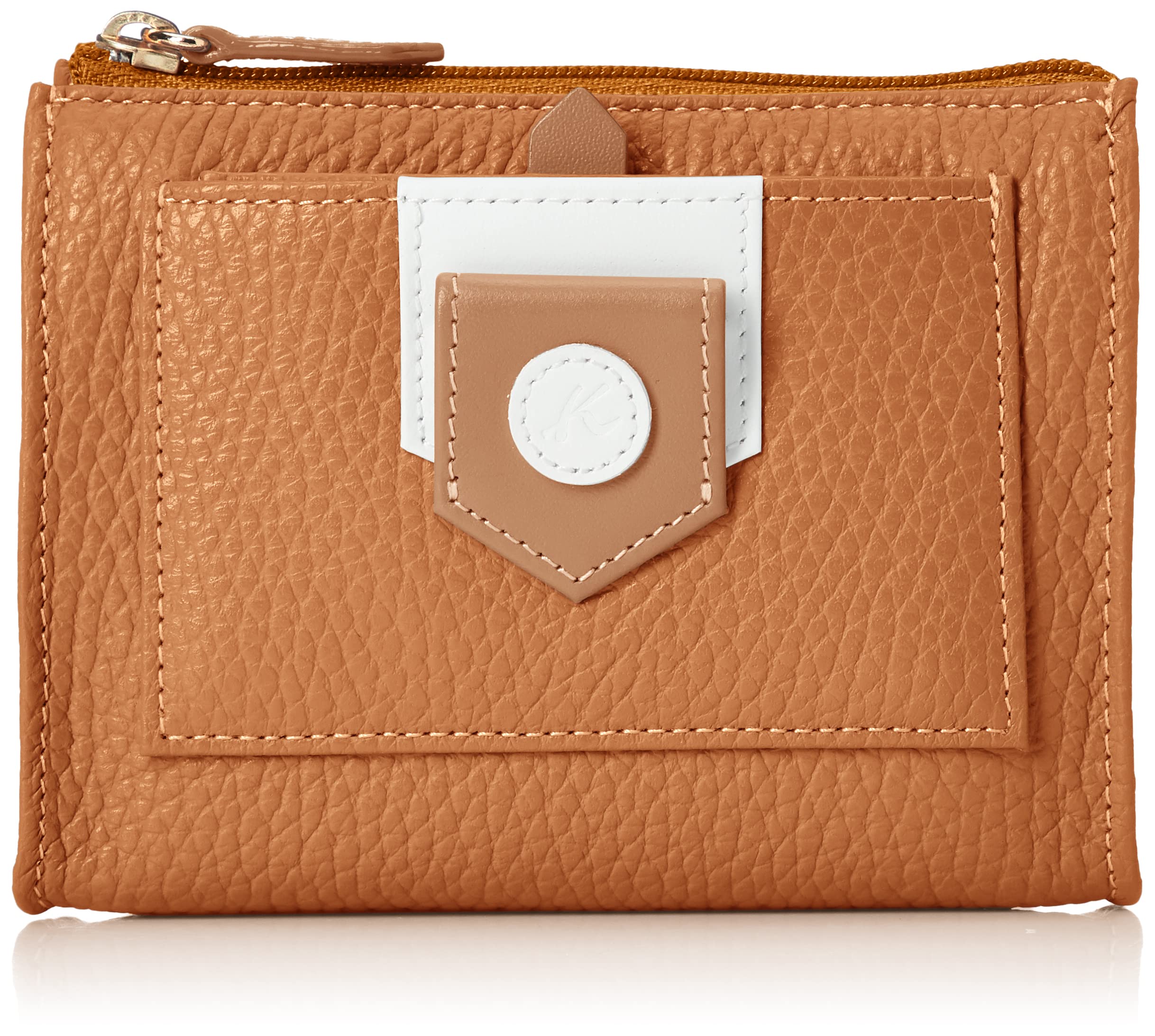 

Belt Motif Pouch ZH0442 Stitch 61901 [Kitamura] Women s Camel/White [Brown]