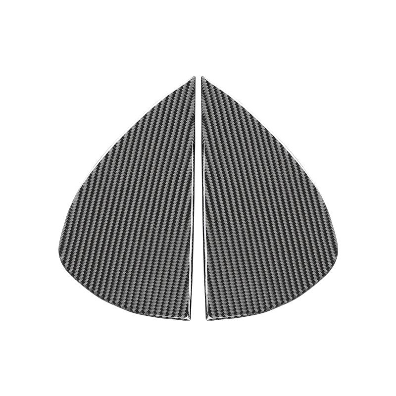 For Mercedes Benz C GLC Class W205 X253 Carbon Fiber Interior Car Dashboard Side Decoration Cover Trim Sticker Car Accessories