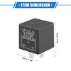 VekAuto Relais Elektronisches LED Blinker Relais Fix CF13 JL-02 3 Pin LED Blinker