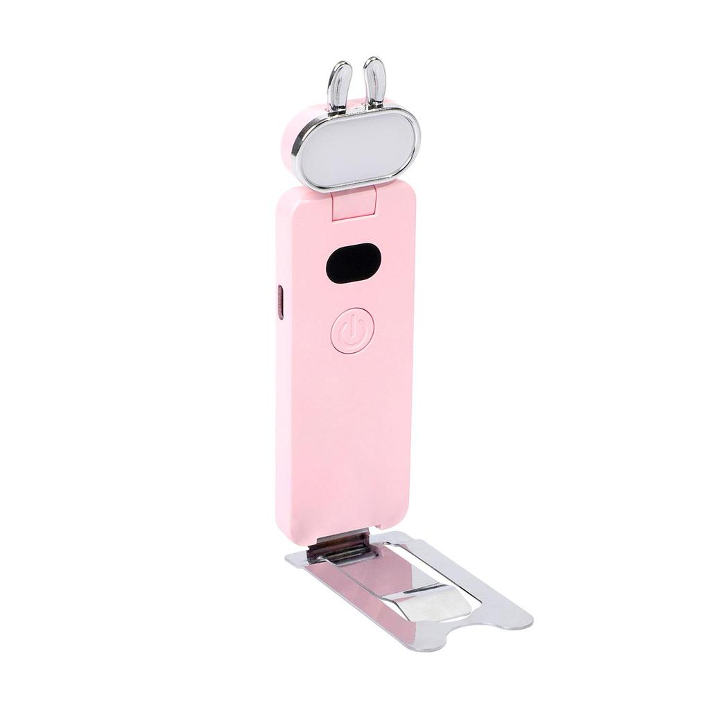 Compact USB Rechargeable Book Light - Portable, Eye-Friendly, Folding Clip Lamp for Reading