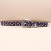 European & American Leopard Rhinestone Leather Belt: Trendy & Versatile Men's Accessory