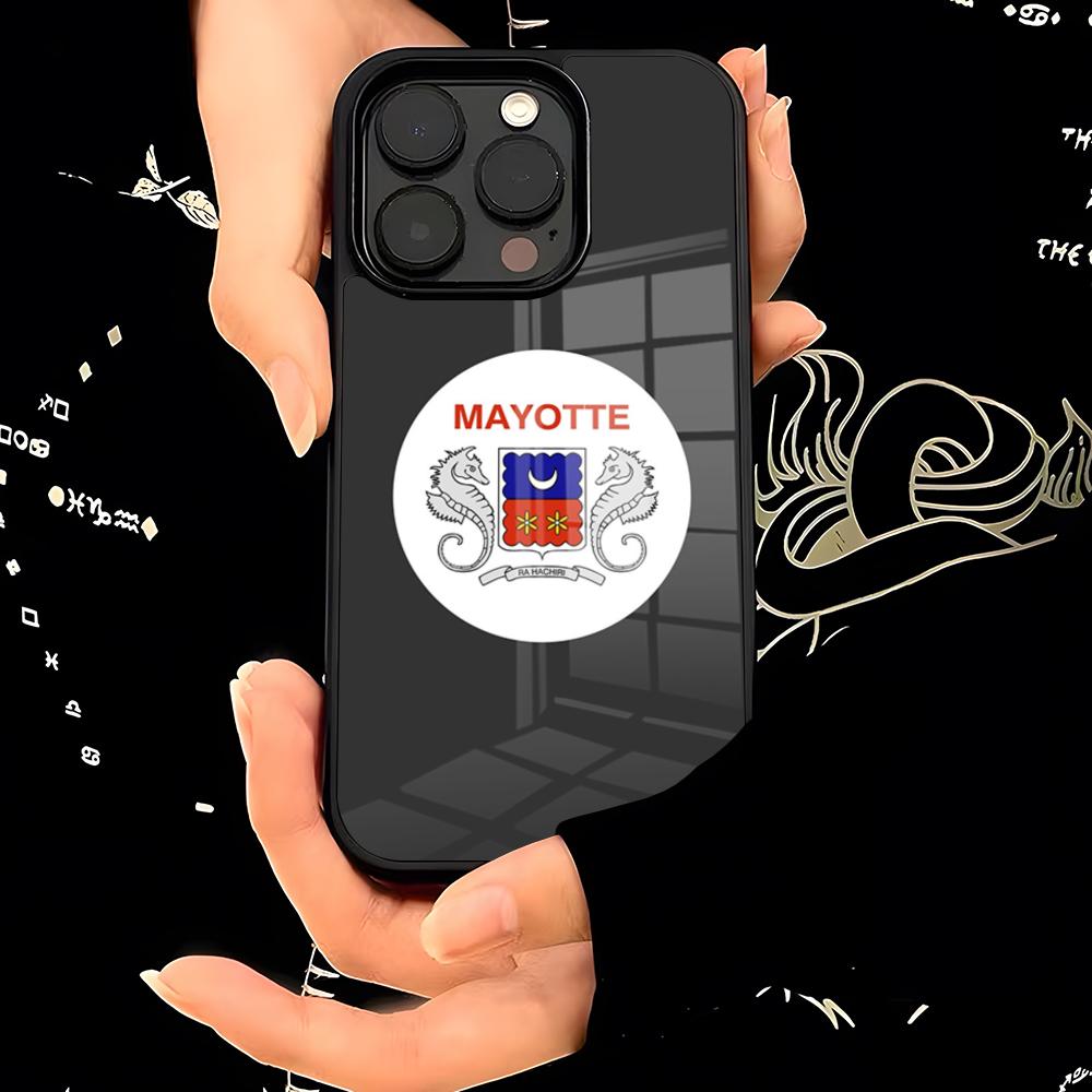 

The Mayotte Flag Phone Case PC+TPU For Samsung Galaxy S26 S25 S23 S24 S21 S22 S20 Ultra Air Fe Plus Cover Galaxy S26 Plus