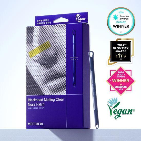 

Mediheal Blackhead Melting Clear Nose Pack 1 КОРОБКА (4 листа) 1 BOX (4 Sheets)