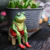 Frog Ornaments Garden Decoration Ornaments Balcony Courtyard Cute Home Decor On Desk Pastoral Ornaments Thinking Frog