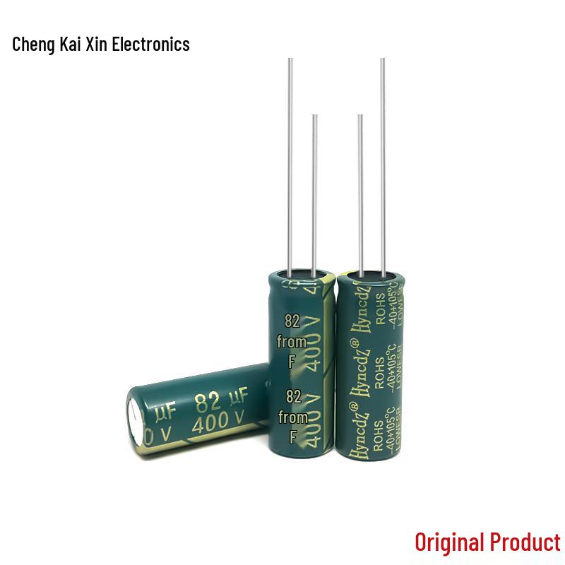 Aluminum Electrolytic Capacitor, High Frequency, 400V, 82UF, 13x35, Original, Large Stock Available