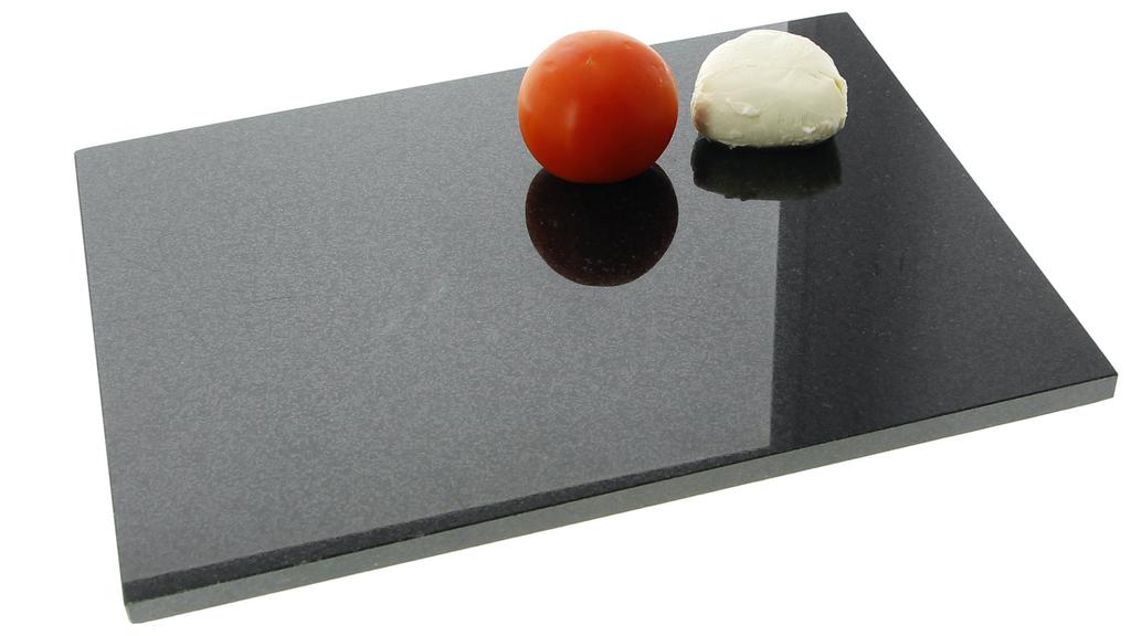 STONE MARBLE SERVING BOARD 30x40cm SOLID BLACK