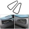 2pcs ABS Car Dashboard Air Outlet Vent Trim Frame Cover Stickers for VW ID.3 ID3 2022 2023 2024 2025 LHD Styling Accessories