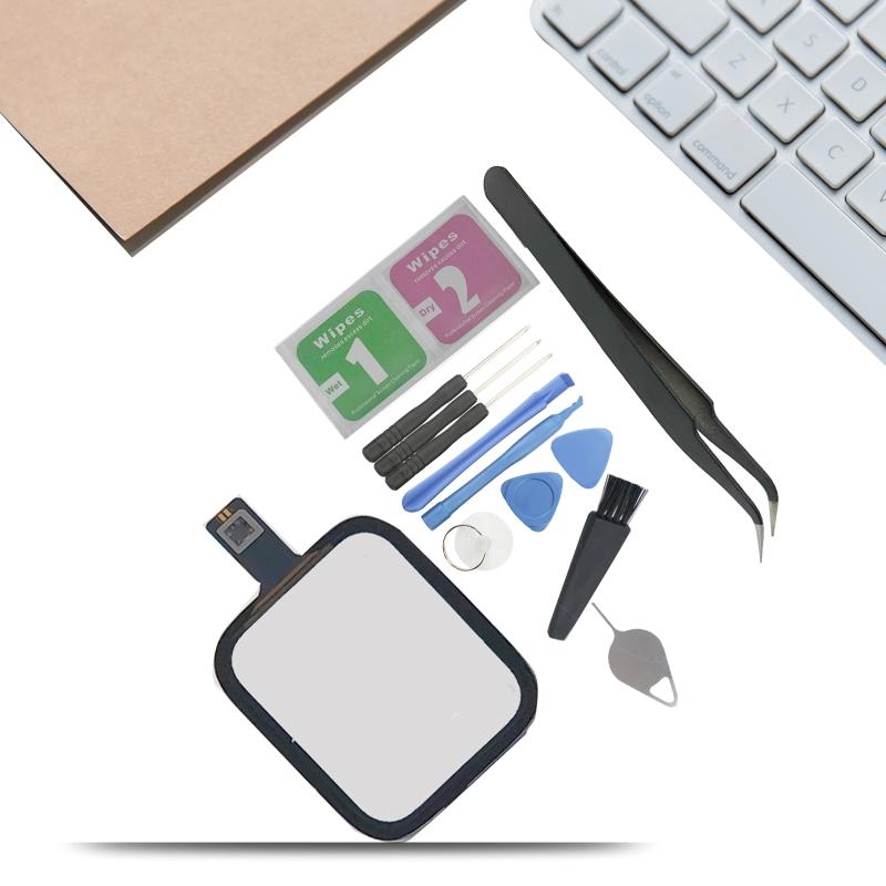 Universal Watch Touchscreen Repair Kit for iWatchS4 40/44mm Durable Watch Front Glass Replace Kit with Tools