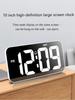 1pc, Large Digital Wall Clocks,  LED Display Digital Alarm Clock, LED Oversized Electric Clock With Date, Week, Temperature, Adj