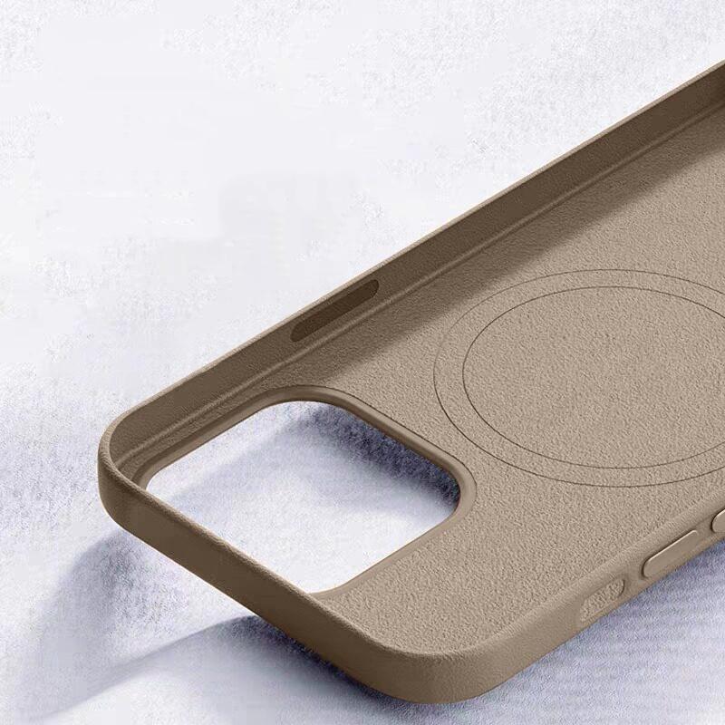 Official 1:1 Leather Case for IPhone15 Pro Max 15 Pro15 Case for Magsafe Wireless Charging with Camera Button Phone Leather Case
