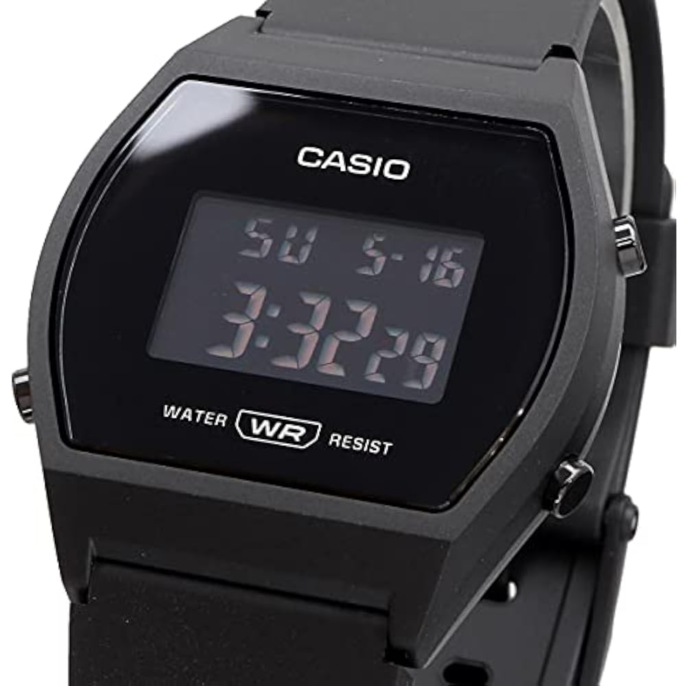 [Casio] CASIO Standard Digital Women's & Girls' Watch LW-204-1B (No Gift Box) Black Inverted LCD ...