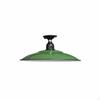 Green Enamel Rustic Lamp Waterproof Metal Cover Light Dustproof Retro Gooseneck Wall Sconce