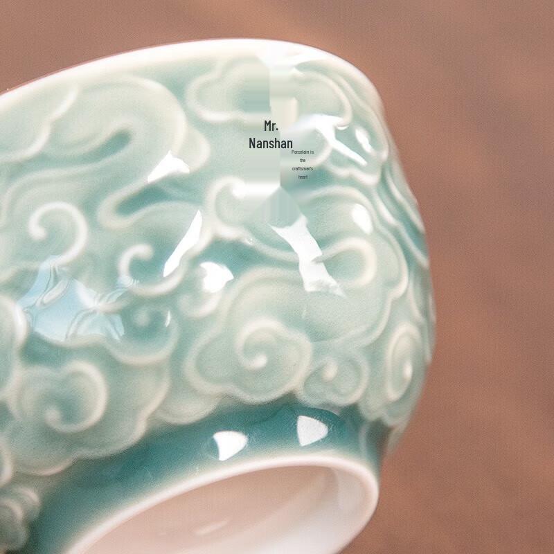 Nanshan Auspicious Cloud Ceramic Master Tea Cup