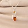 Citrine Gemstone 925 Sterling Silver Handmade Jewelry Designer Pendant 1.47" For Her PP-31-1