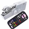 Portable Hand Sewing Machine Quick Handheld Sewing Tool Mini Electric Home DIY Apparel Supplies Arts Crafts