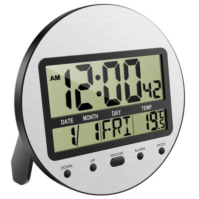 Dijital Duvar Saati ABS Dijital Alarm Zamanlayıcı Geniş Ekran Elektronik Akıllı Alarm Okunması Kolay Ev Ofis için Elektronik Saat