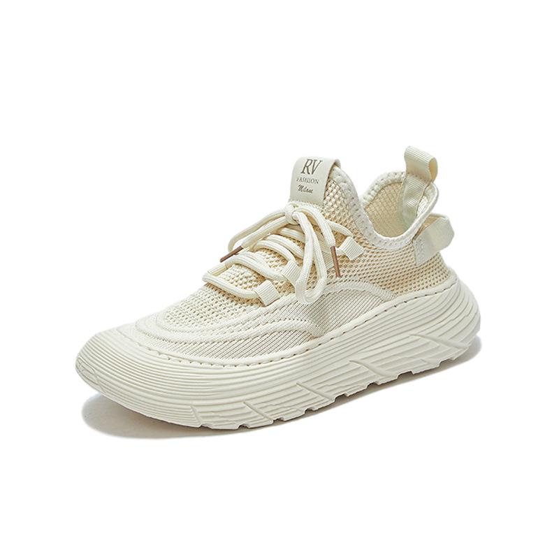 Korean version of flying woven shoes summer new student sports shoes mesh breathable fitness running casual A5001