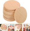 10pcs Round Disc Wooden Cutouts Ornaments Unfinished Wood Circle Wood Pieces for Craft Supplies Decoration