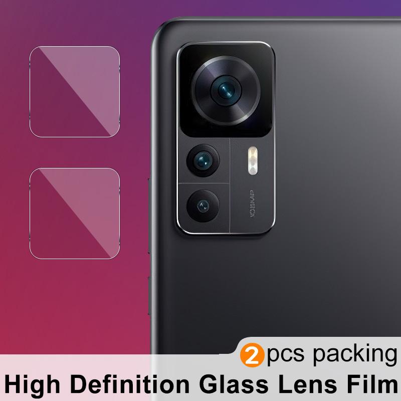 

IMAK 2Pcs/Set Camera Lens Protector for Xiaomi 12T Pro 5G,HD Tempered Glass Scratch Resistant Lens Protective Film Type A