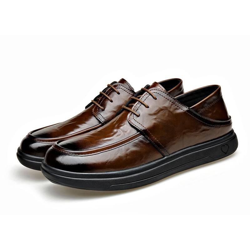 

Men All Season Shoes Lace Up Leather Casual Outdoor Street Comfortable Durable Comfortable Wear For Daily Use 37