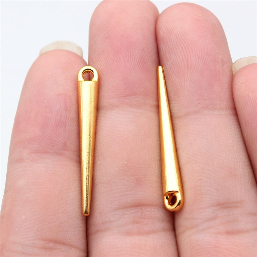 Accessories Parts Cone Shape Pendant End Beads Vintage Jewelry Supplies SA051