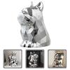AEE2-Tissue Box Cover French Bulldog Shaped Facial Tissue Dispenser Paper Cover For Bathroom Living Room