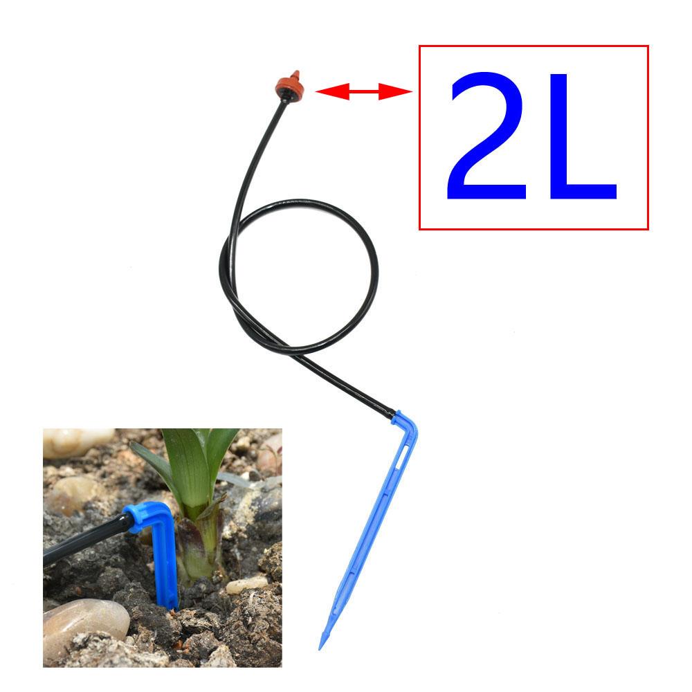 

Greenhouse Drip Irrigation 1-Way 2L 4L 8L 3/5mm Hose Arrow Kit Plant Pot Garden Lawn Watering Bend Dripper Sprinkler Transmitter