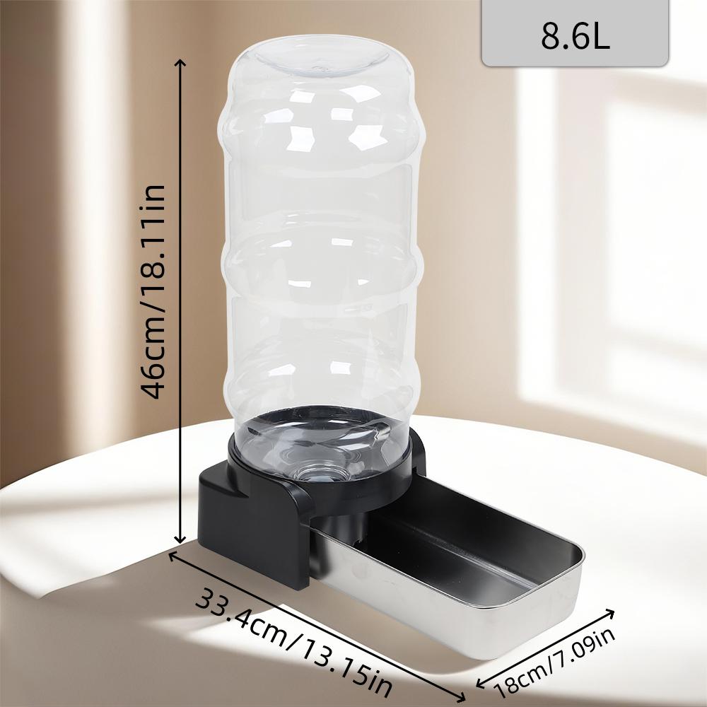 Large Capacity Stable Leak-free Plastic Stainless Steel Pet Water Dispenser For Cats And Dogs