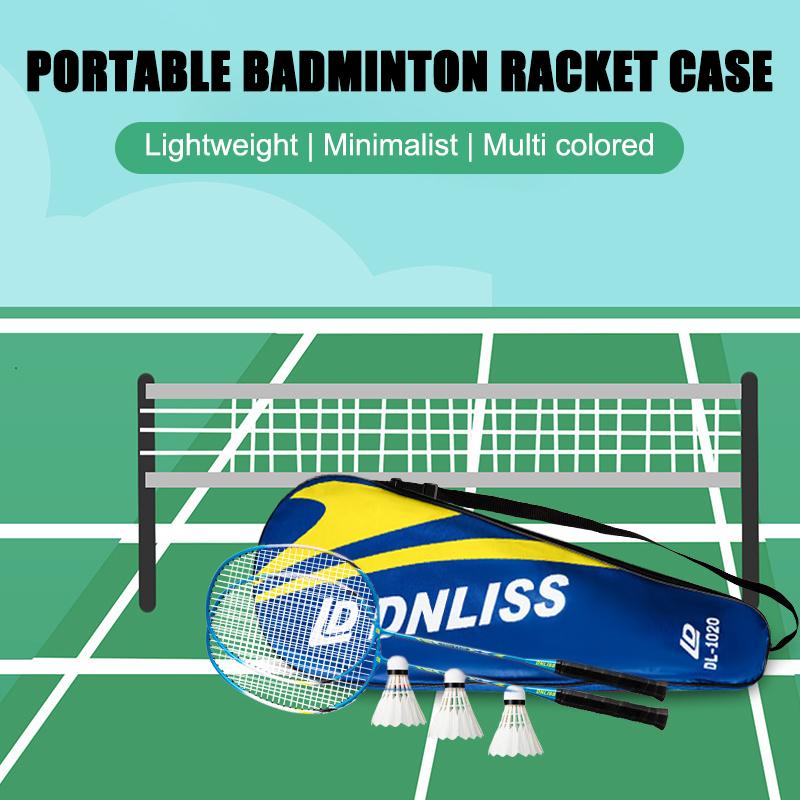 Badminton Racket Cover Protective Cover Portable Bag Racket Cover Ball Bag Badminton Bag Racket Bag Cloth Bag Can Hold 1-3Pcs