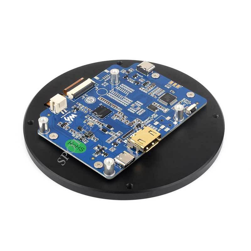 Raspberry Pi 3.4" Circular Capacitive Touch HDMI LCD for Mini PC/Jetson
