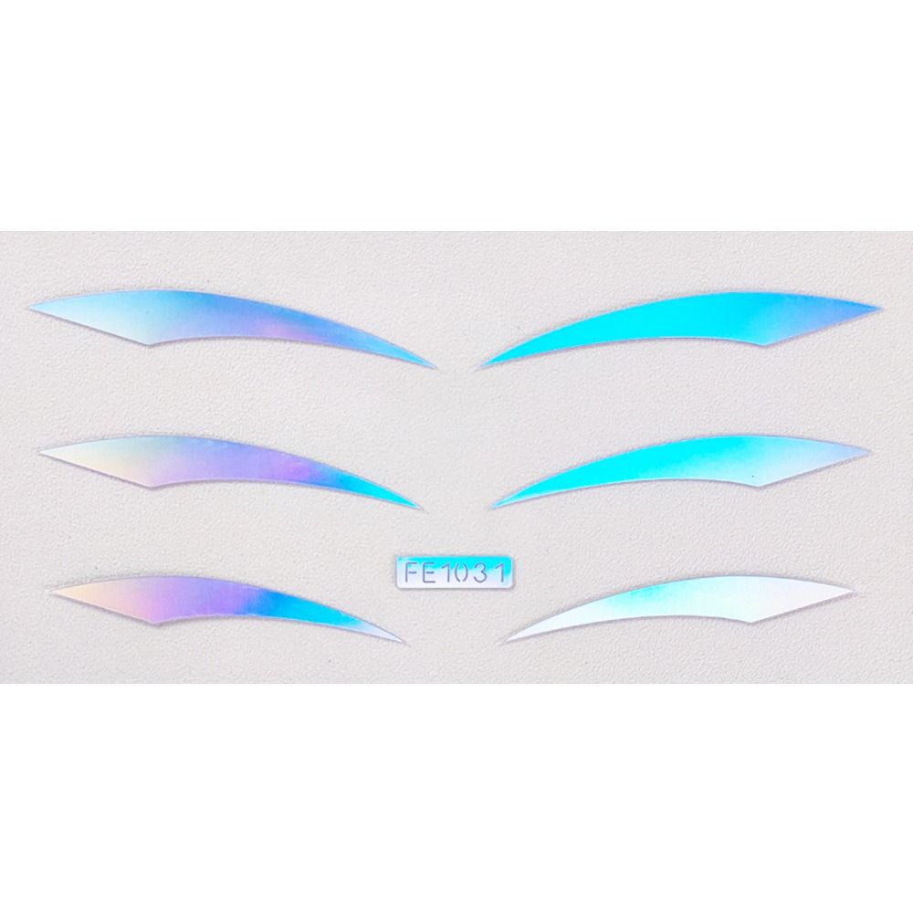 

Самоклеящаяся лазерная наклейка на лицо Водостойкая наклейка для макияжа подводка для глаз Женщины 07