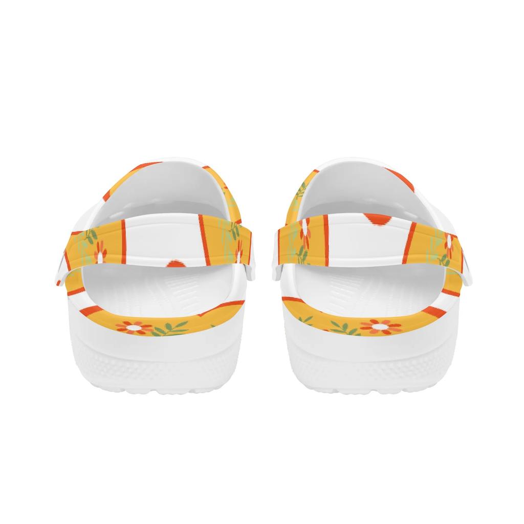 Cartoon Printed EVA Clogs Unisex Breathable Slip On Summer Casual Shoes Soft Sole Lightweight Sandals Daily Comfort Wear