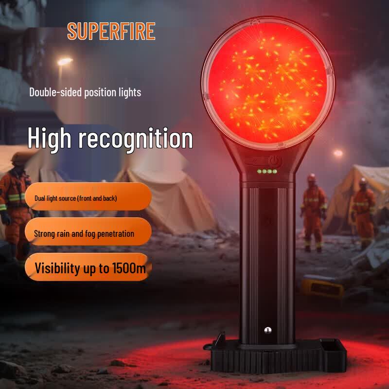 SupFire Retractable Magnetic Rail Warning Light