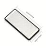 Snooker Pool Cue Tip Repair Tool Rectangle Billiard Cue Tip Shaper Portable Billiards Snooker Cue Tool Easy To Use