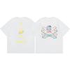 Difference Market Currency ASSC CLUB Hiroshi Fujiwara Lightning Series Printed Men's and Women's Loose Casual Short Sleeve T-Shirt