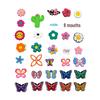 Butterfly Flower Shoe Decoration Buckles for Garden Clogs